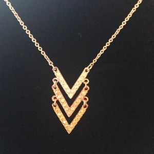 Triple V necklace